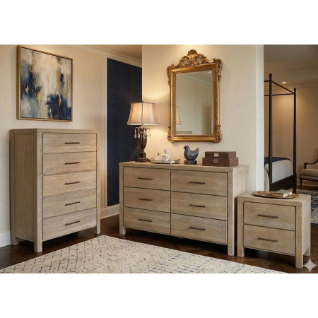 B5822 Collection 01 : Bộ 3 Bàn Trang Trí - Màu Kem Sứ Nung